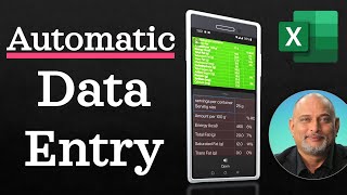 How to do automatic data entry in Excel mobile app #shorts screenshot 5