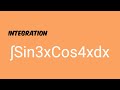 ∫Sin3xCos4xdx, Integration of Sin3xCos4x #Integrations #Integrals L861