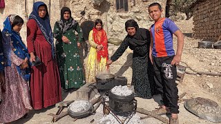 Cooking Ghormeh Sabzi (Green herb stew) _ Village Lifestyle of Iran (2022)