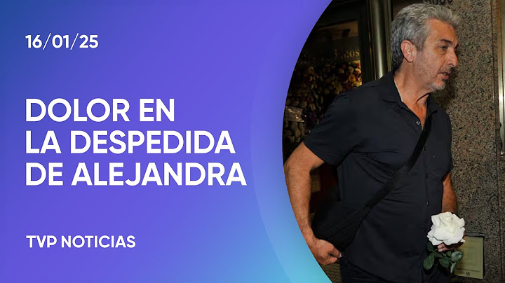 El último adiós a la actriz Alejandra Darín