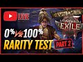 POE 2🔴0% VS 100% RARITY FARM (Part 2!) - Amazon Build - ENDGAME🔴Path of Exile 2