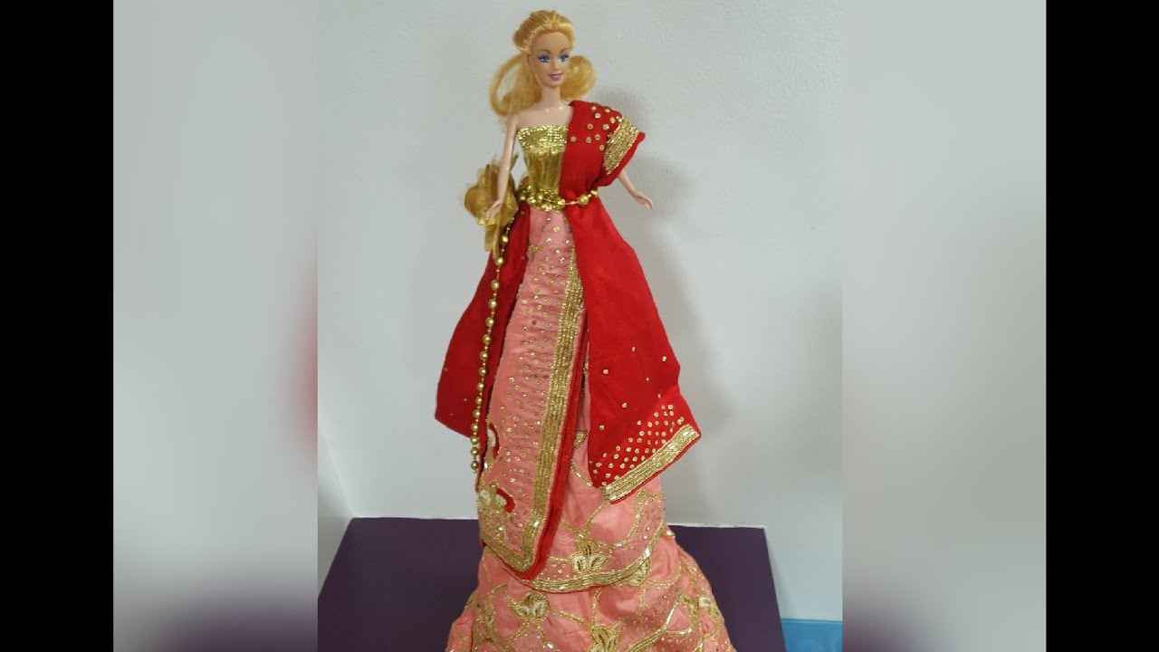 138. Saree Packing/ Doll saree draping YouTube