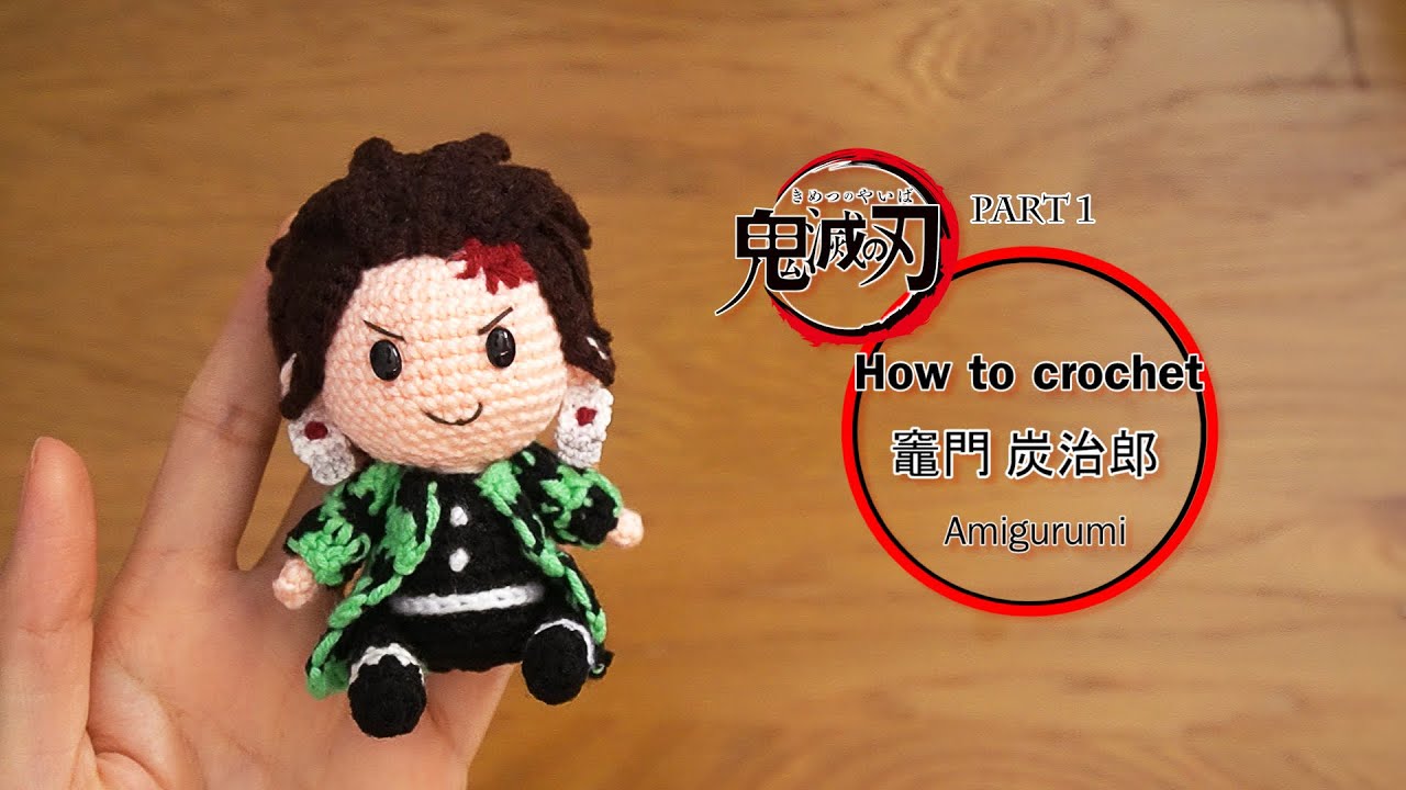 Tanjiro Amigurumi  Part 1