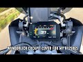 BMW R1250GS cockpit cover installation  from Wunderlich