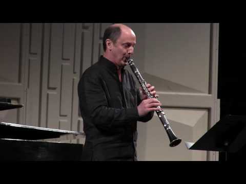 Philippe Cuper plays Sonatine by Jean Françaix for clarinet & piano