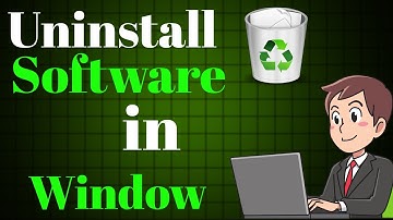 how to uninstall software on pc, laptop and computer window 11,10 or 8 etc 2024.