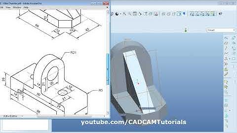 Pro Engineer Part Modeling Training Exercises for Beginners - 2