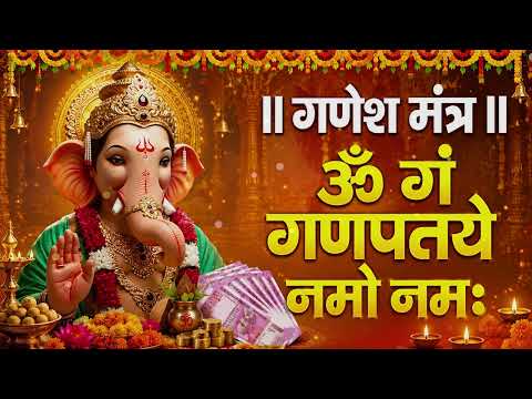 Ganesh Mantra 108 Times | Om Gan Ganpataye Namo Namah | गणेश मंत्र | Ganesh Mantra | #ganpatiji