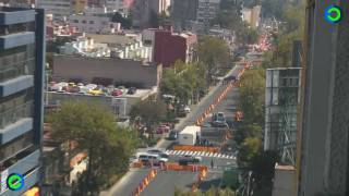 Cierran Felix Cuevas por las obras de la Linea 12 del Metro