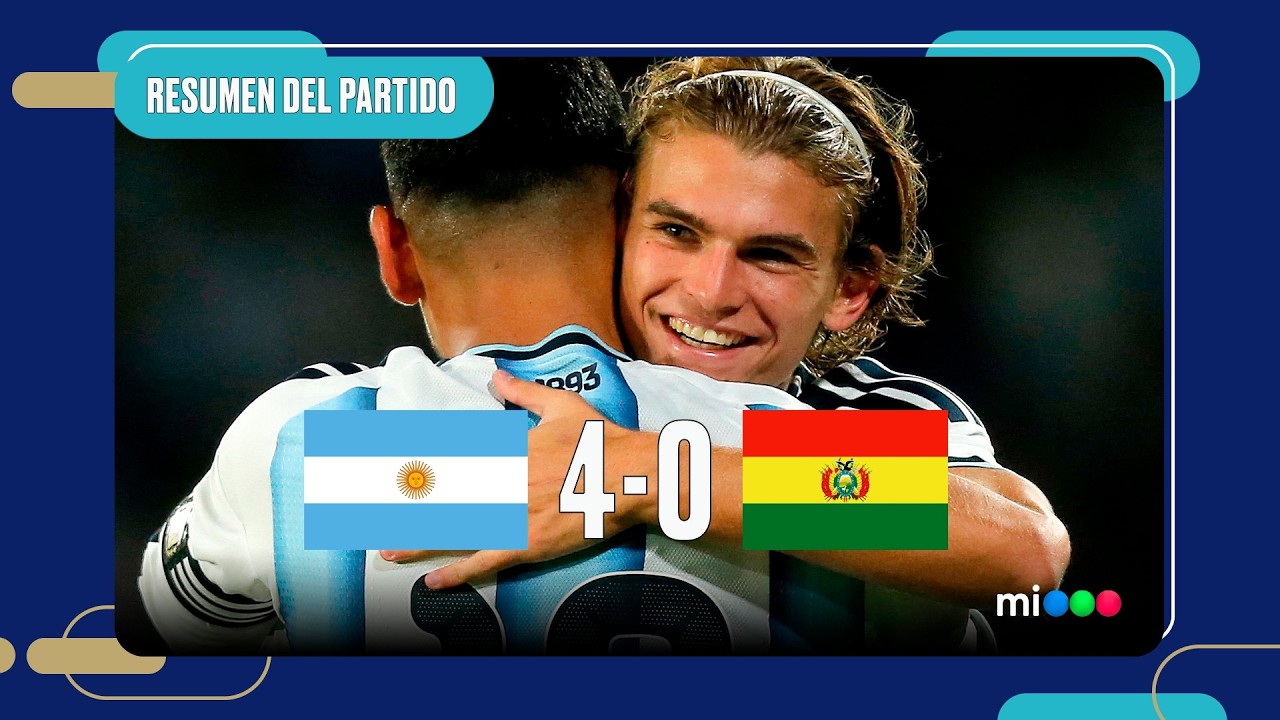 ►Goleada de la renovada Selección Argentina: 4 a 0