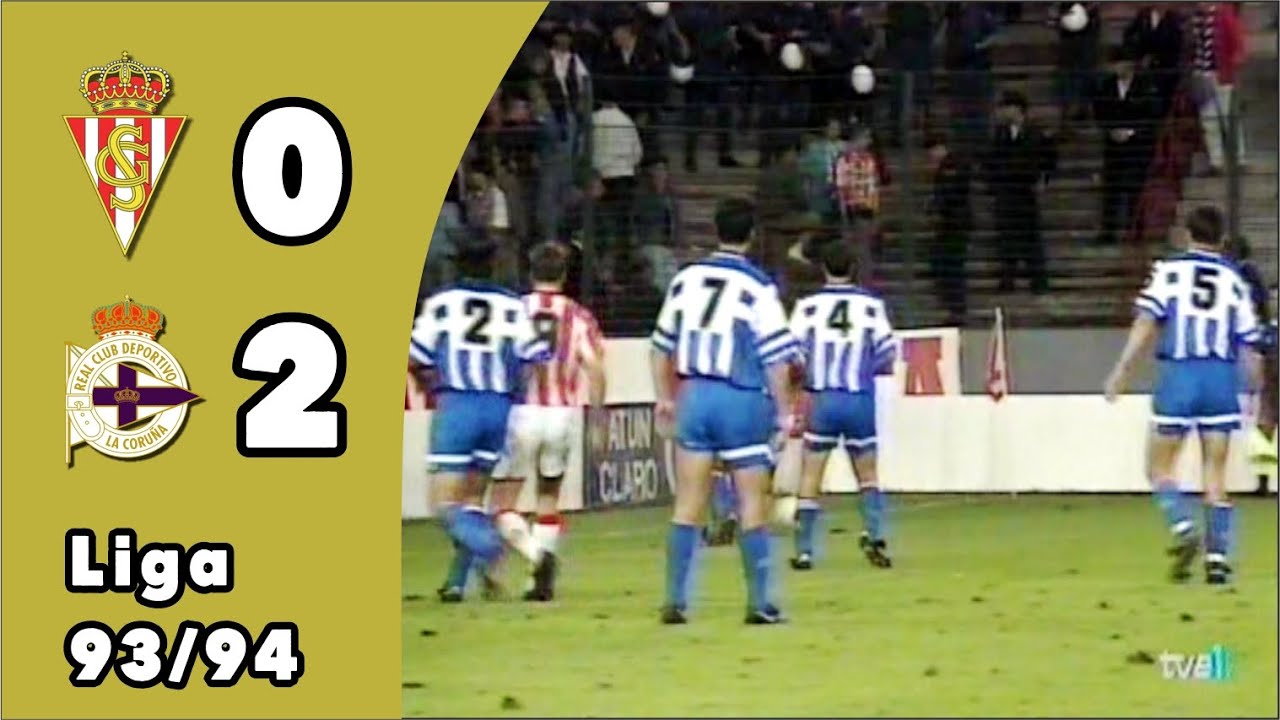 Sporting 0-2 Deportivo | Resumen | Liga 93/94 | Jornada 2
