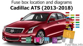 Fuse box location and diagrams: Cadillac ATS (2013-2018)