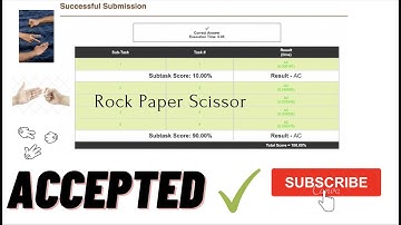 Rock Paper Scissors | December  Challenge 2021  |  CodeChef | Long Challenge | Full Solution