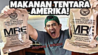 TANBOY KUN NGABISIN 2 PACK MAKANAN TENTARA AMERIKA!!