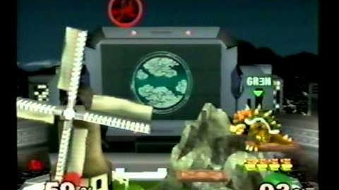DDRKirby(ISQ) - 3-23,24-11 - SSBM - #6 - Green(Bowser) vs. Red(G&W).MPG