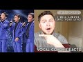 Vocal Coach Reacts! TNT Boys! I Will Always Love You! Live!