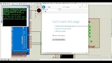 ESP8266 arduino library simulation proteus