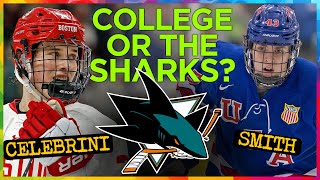 Macklin Celebrini & Will Smith: College or the Sharks next year?