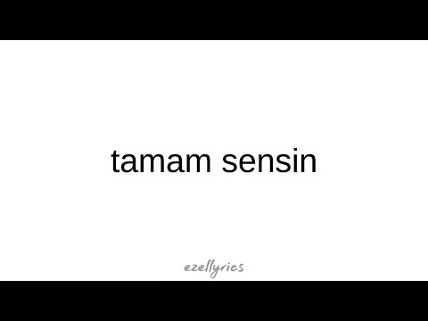 AYDEED - Tamam Sensin [LYRICS]