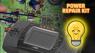 Every Atari Lynx MUST have this fixed! (RetroSix Power Repair Kit)