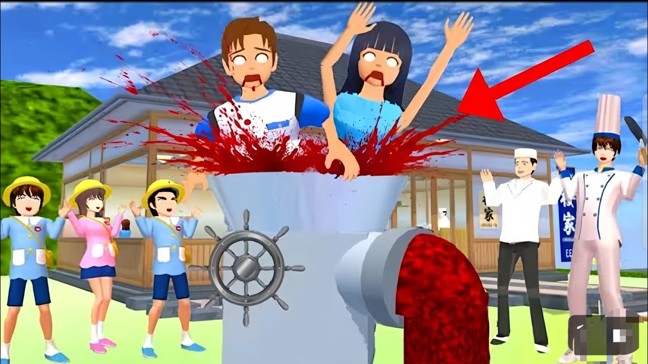 MIO SYOK! KAKI YUTA BERDARAH SETELAH KEINJAK PAKU || 😭 #sakuraschoolsimulator #horrorstory #サクシミュ 