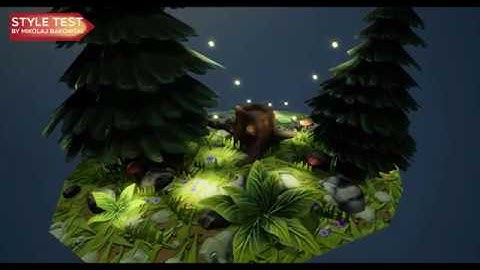 Painted Assets, Concept art for group project