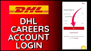DHL Careers Login: How to Login DHL Careers Account 2024