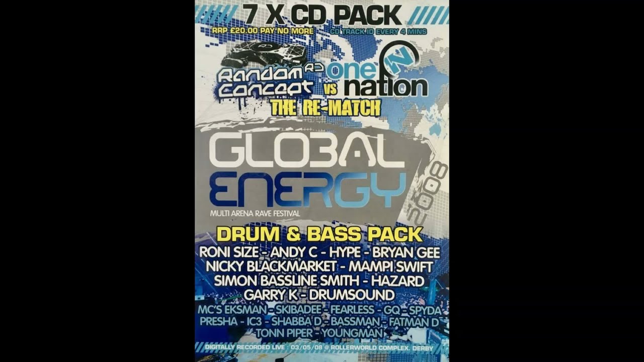 Bryan Gee with IC3, Shabba, Skibadee & Yardie - Global Energy 2008 - One Nation vs Random Concept