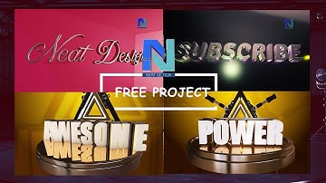 Free AE project element 3d