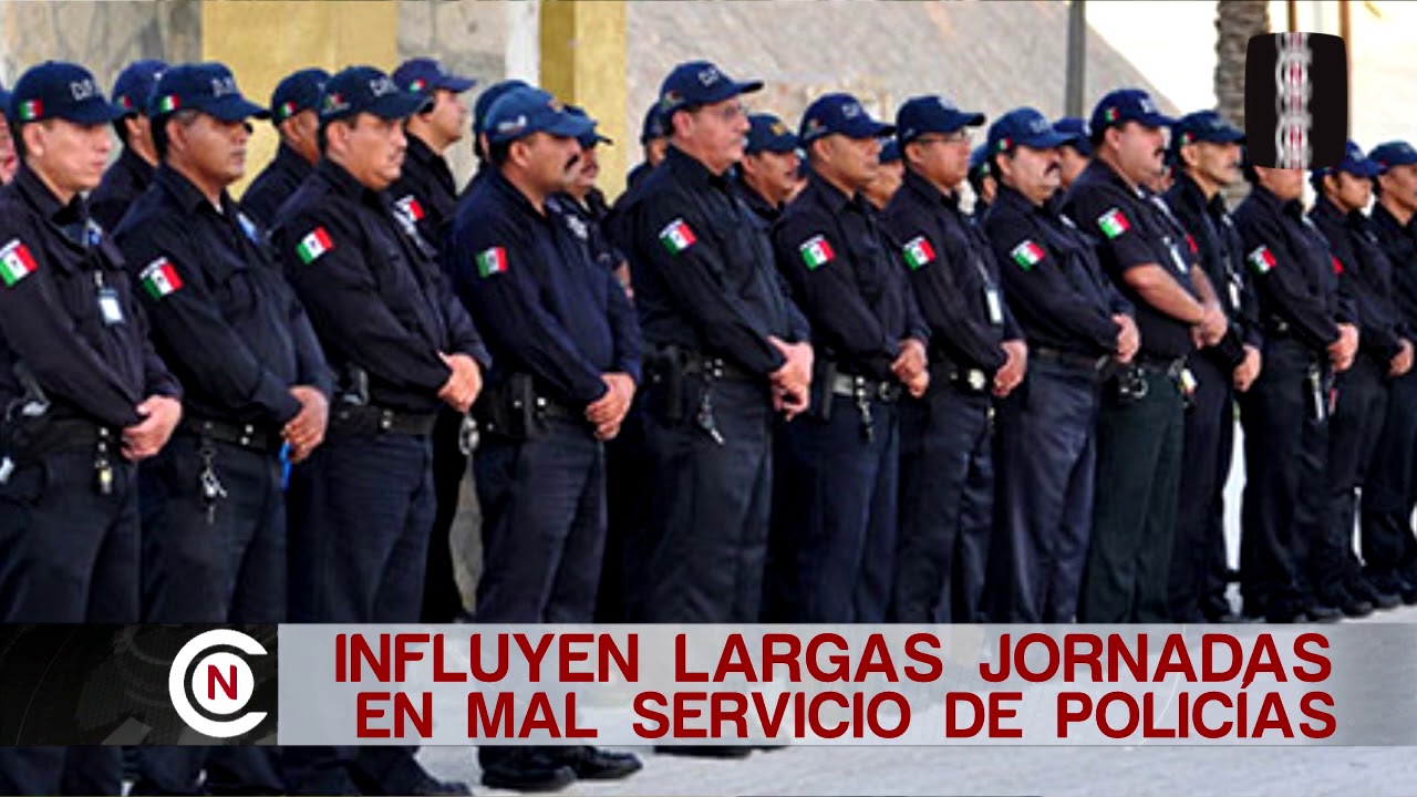 EXTENSAS JORNADAS LABORALES DE POLICÍAS VIOLAN LA LEY