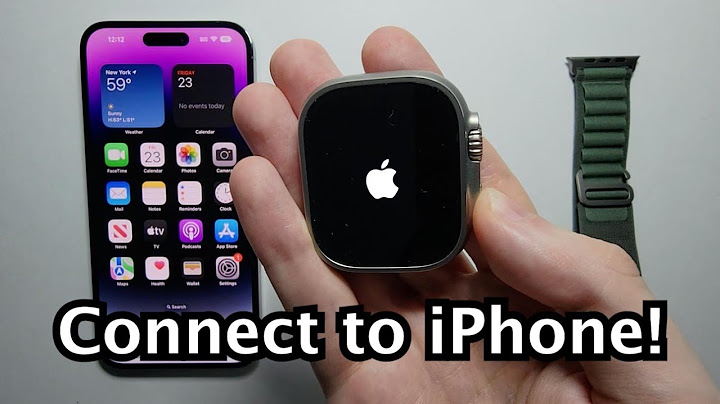 How to pair apple watch on iphone