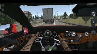 Driving Mercedes-Benz C63 AMG - MOD Truck Simulator : Ultimate Truck Wheels Games Android screenshot 2