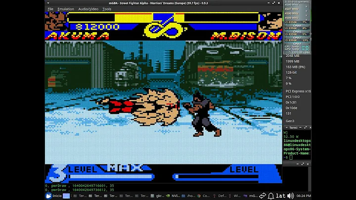 mGBA 0.9.3 GBC Native Test 60fps NVENC x64 + Sound (Core i3 8350K) + Nvidia 470.62