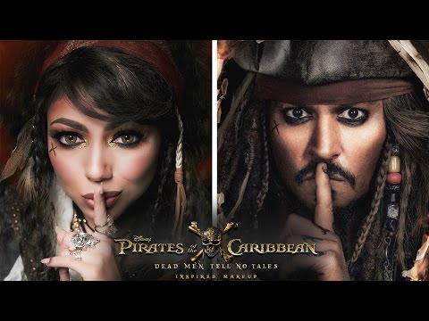 Pirates of the Caribbean JACK SPARROW Inspired Makeup!