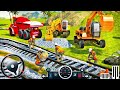 Railroad Builder Simulator 3D - Highway Excavator Construction Game 2026 - Android GamePlay