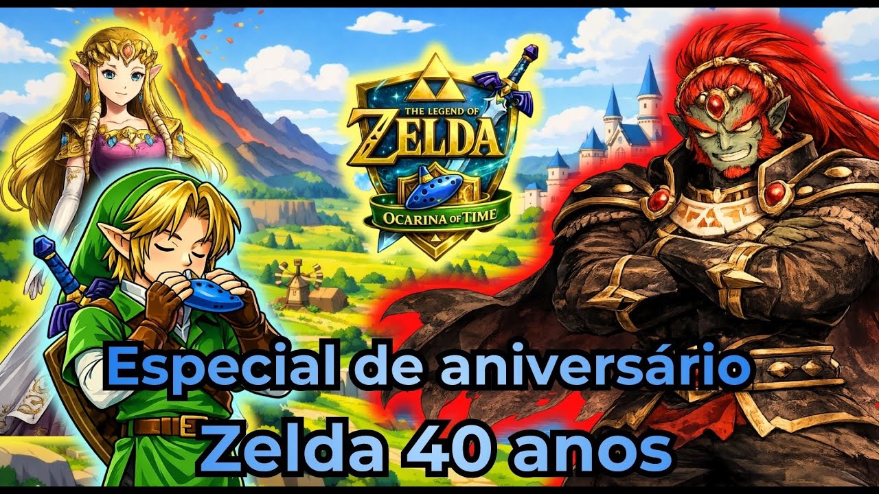 🔥 ZELDA OCARINA OF TIME Master Quest | LIVE ESPECIAL 40 ANOS DA FRANQUIA 🗡️🎶