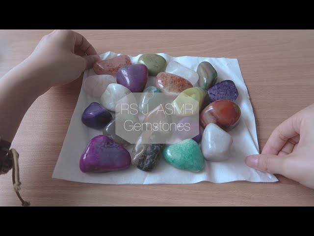 ASMR 한국어 Korean 예쁜 돌멩이들 (젬스톤) / show and tell