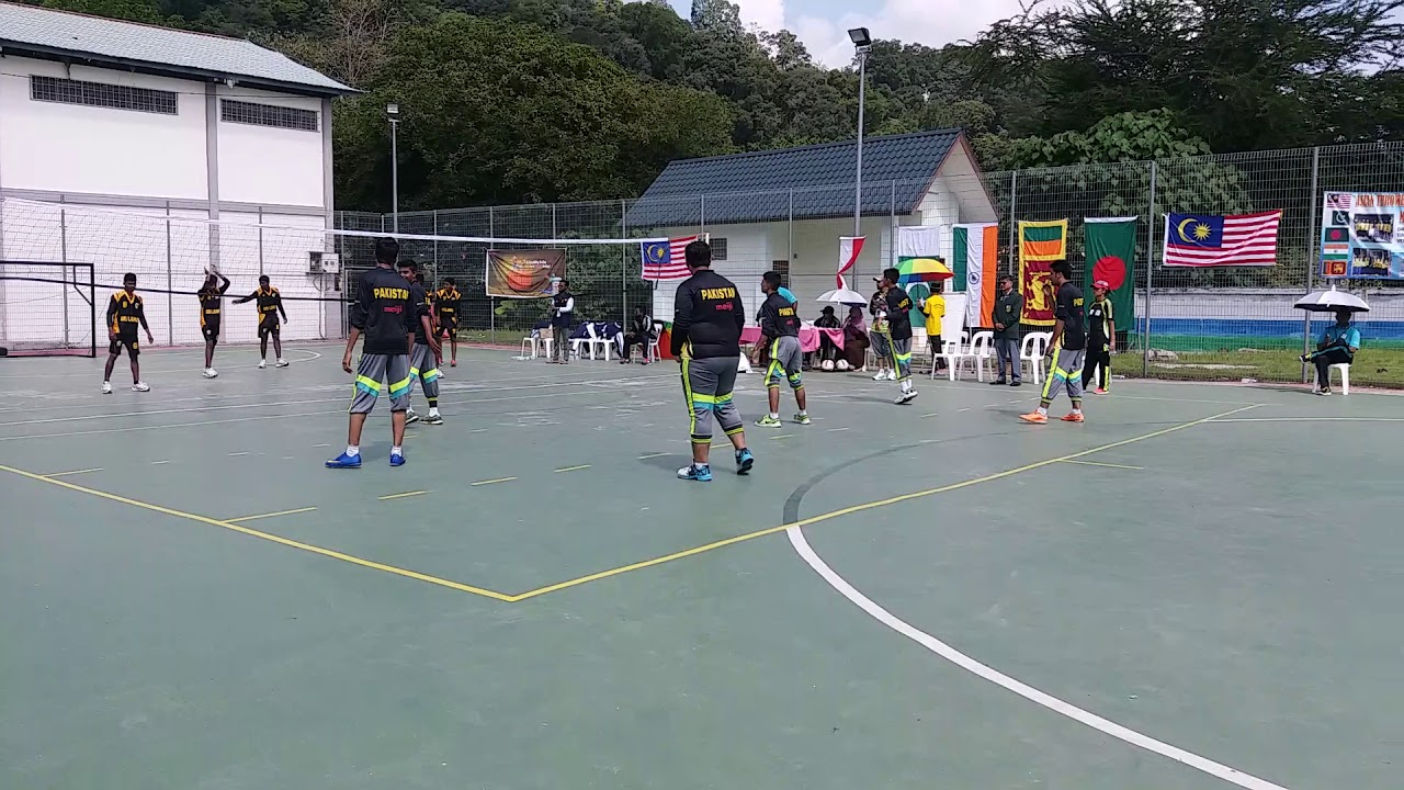 Asian junior Throwball Championship 2016 Malaysia Pakistan V Sri Lanka