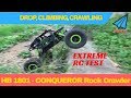 Extreme Testing Rock Crawler 4X4 | HB 1801 - Drop + Climb + Flip + Forest Crawling | RC with Popeye