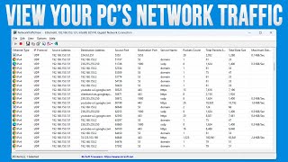 View Your Computer's Network Traffic with the Free Network Traffic View App screenshot 3