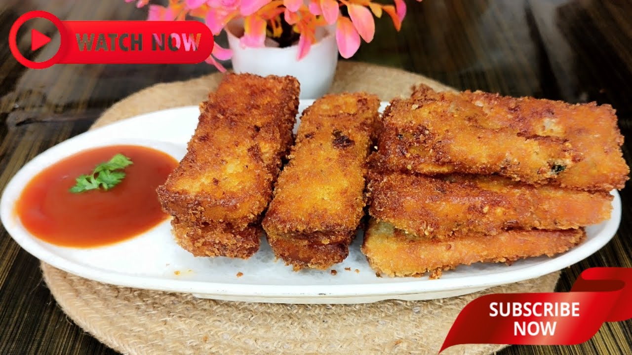 Easy Bread Potato Cutlet Recipe Easy Bread Potato Snacks aloo