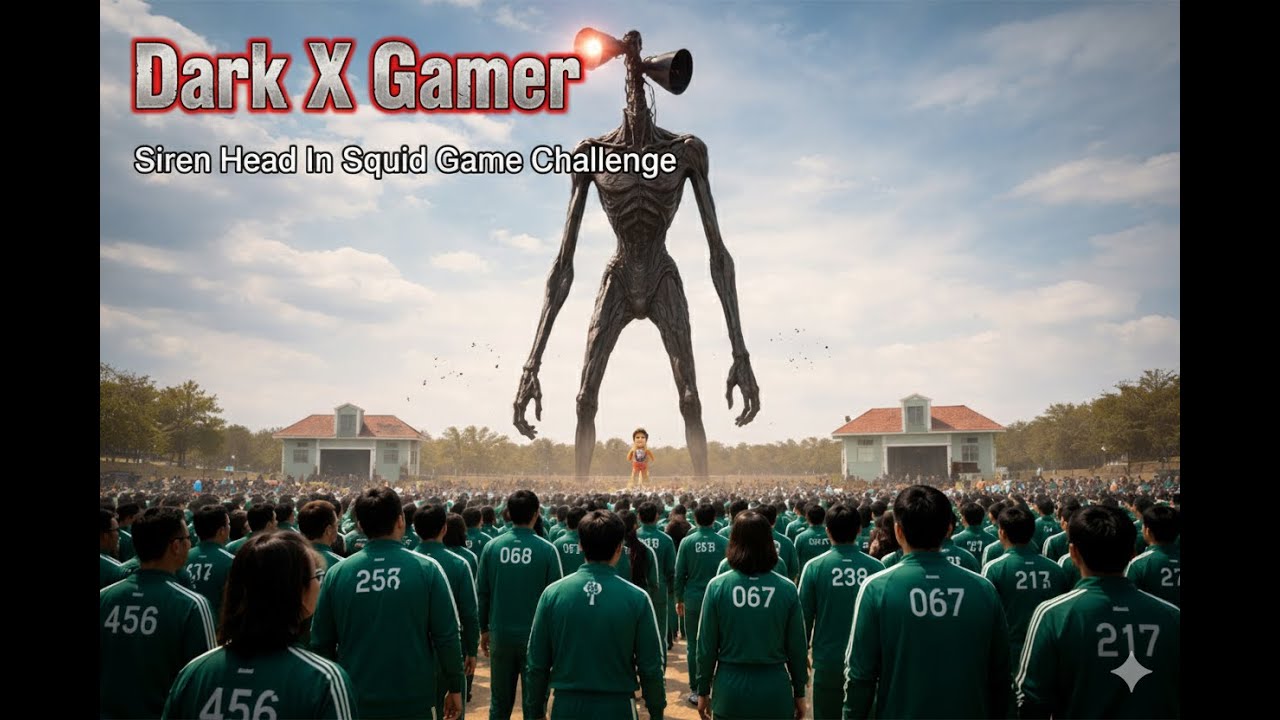 🛑Siren Head In Squid Game 🎮 Challenge||