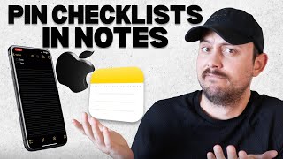 How to Scan and Pin a Checklist in iPhone Notes (Step-by-Step)