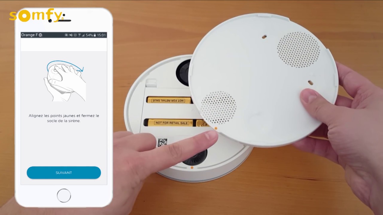 Comment installer ma Somfy Home Alarm avec l'application Android