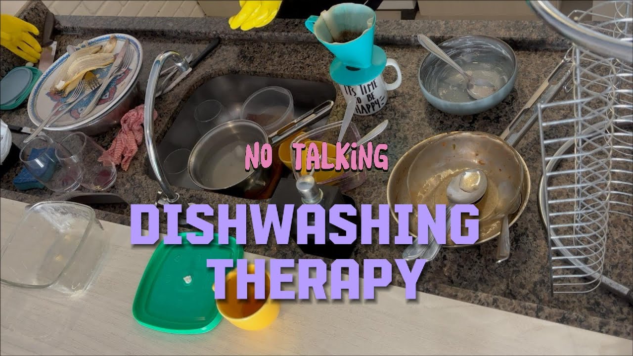 Quiet Dishwashing ASMR | No Talking