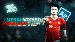 Messi Missed Ronaldo Didnt But Its Gta 5 Edit- 4K After Effects