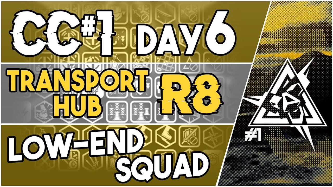 【明日方舟/Arknights】[CC#1 Day 6 - Transport Hub Risk 8] - Low End Squad - Arknights Strategy