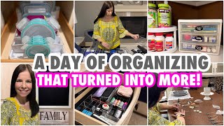Organize With Me: A Day of Organizing and Unexpected Decluttering! #declutterandorganize  #declutter