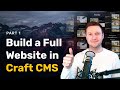 Craft CMS Tutorial - Full Website (Part 1) - Install Craft CMS, add assets, and create a home page