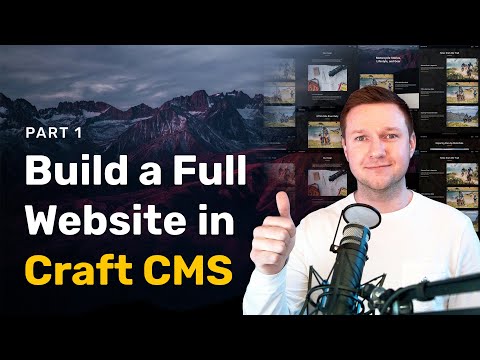 Craft CMS Tutorial - Full Website (Part 1) - Install Craft CMS, add assets, and create a home page